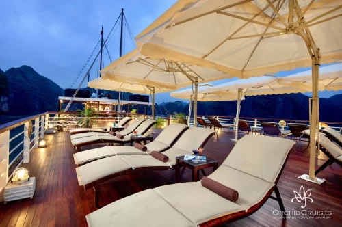 Holiday on a luxury yacht to visit ha long village from 3.35 million VND