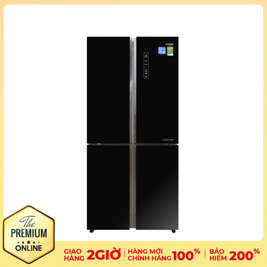Tủ lạnh Aqua Inverter 516 lít AQR-IG525AM(GB)