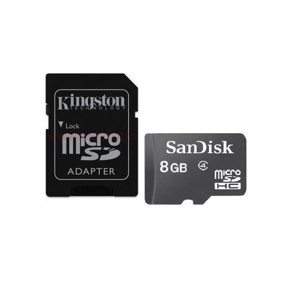 Combo thẻ nhớ Sandisk ultra micro SDHC 8GB C4+ Adapter