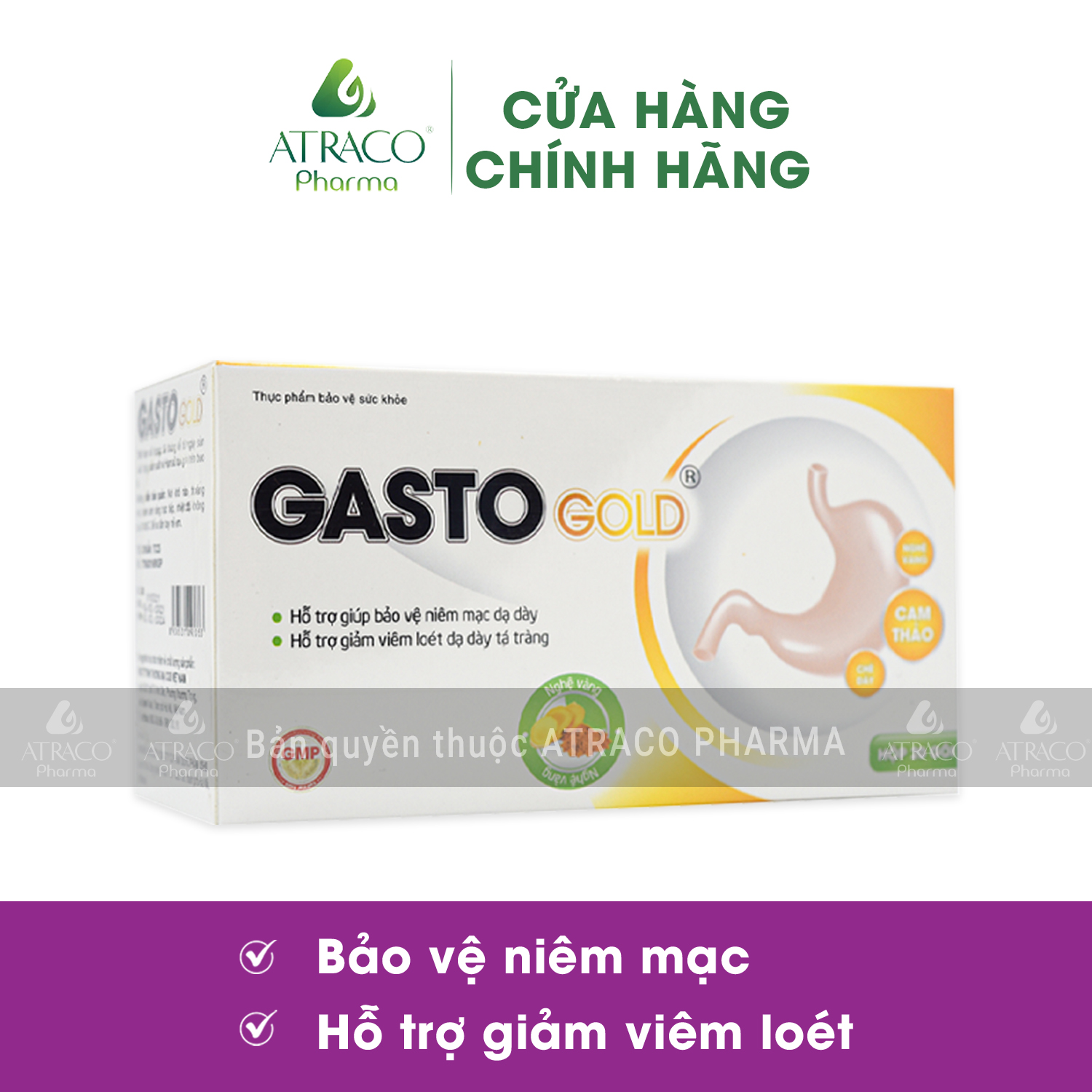Gasto Gold – Giải pháp hỗ trợ điều trị các bệnh về dạ dày, tá tràng